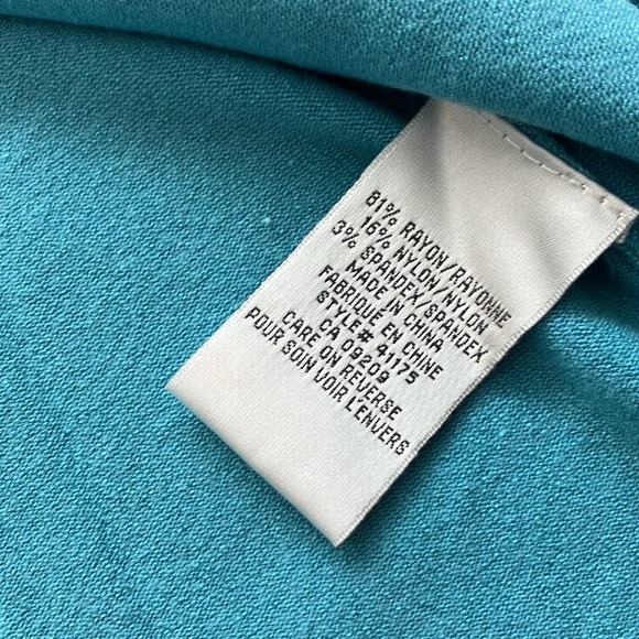 🍄Cleo blue 3/4 sleeve 90’s cardigan (M) - Picture 7 of 9